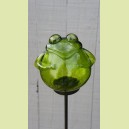 Tuteur grenouille en verre